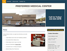 Tablet Screenshot of preferredmedicalcenter.com